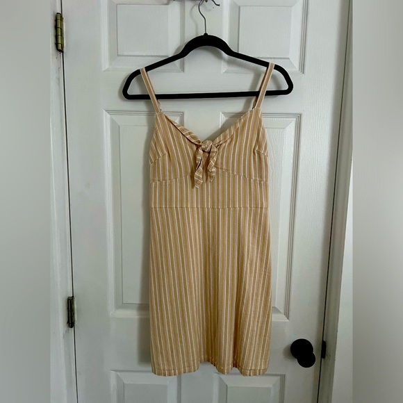 Hollister Striped Yellow Sundress - Picture 1 of 2